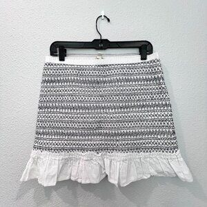 CHELSEA & VIOLET Black and White Skirt
